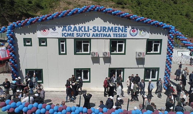 Trabzon&#039;un Araklı ve Sürmene ilçelerinin temiz içme suyu sorunu çözüldü