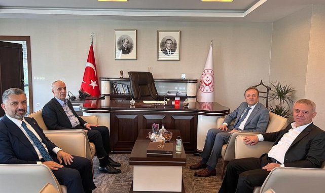 Türk-İş ve RTÜK başkanından Bakan Yardımcısı Duran'a ziyaret