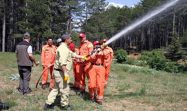 Türk Kızılay çalışanlarına yangın eğitim