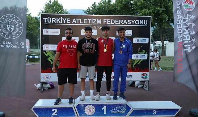 Türkiye Atletizm Şampiyonasından çifte madalya ile döndüler