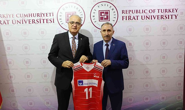 TVF Başkanı Üstündağ, rektör Göktaş ile bir araya geldi