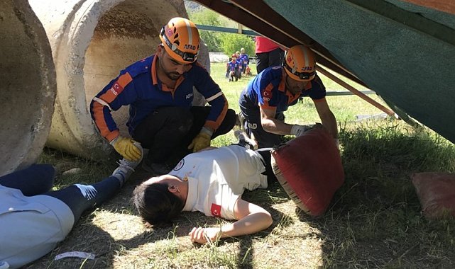 UMKE'den nefes kesen tatbikat