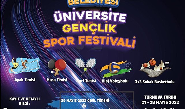 Üniversite Gençlik Spor Festivali başlıyor