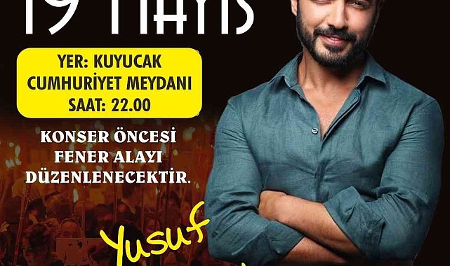 Ünlü şarkıcı Kuyucak'taki 19 Mayıs coşkusuna ortak olacak