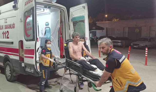 Üzerine asit dökülen işçi ağır yaralandı