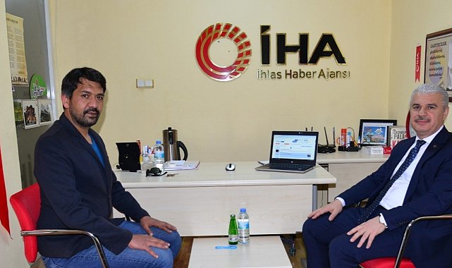 Vali Akın'dan İHA'ya ziyaret