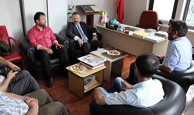Vali Aksoy gazeteciler ile bir araya geldi