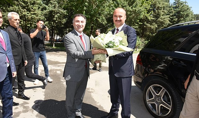 Vali Canalp Rektör Demir ile görüştü