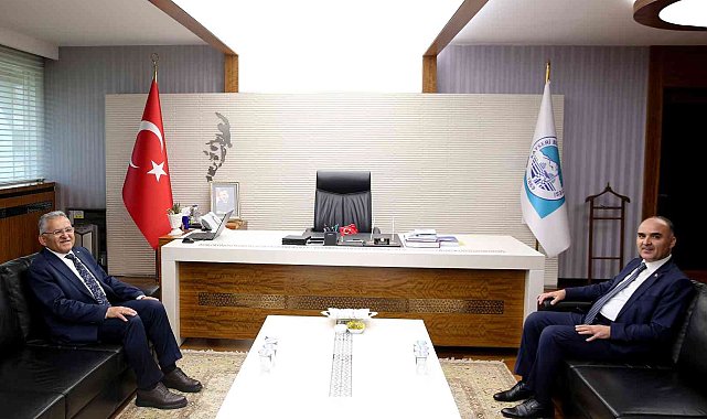 Vali Günaydın'dan Başkan Büyükkılıç'a veda ziyareti