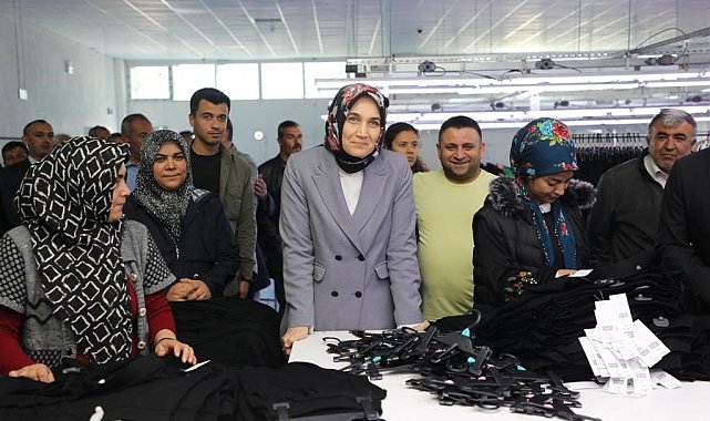 Vali Kübra Yiğitbaş, tekstilde çalışan bayanları ziyaret etti