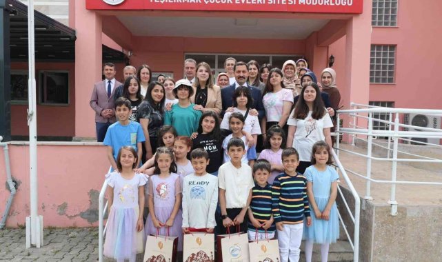 Vali Masatlı'dan bayramın ilk ziyareti çocuk evlerine