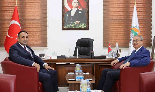 Vali Su, Başkan Yılmaz ile vedalaştı