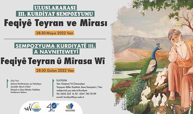 Van&#039;da &#039;Feqiye Teyran Sempozyumu&#039; başlıyor
