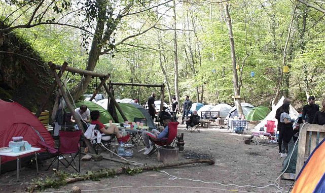 Yalova'da kamp turizmine ilgi her geçen gün artıyor