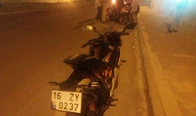 Yalova'da köpeğe çarpan motosiklet sürücüsü yaralandı