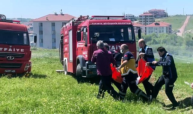 Yangına müdahale etmek isteyen vatandaş feci şekilde yandı