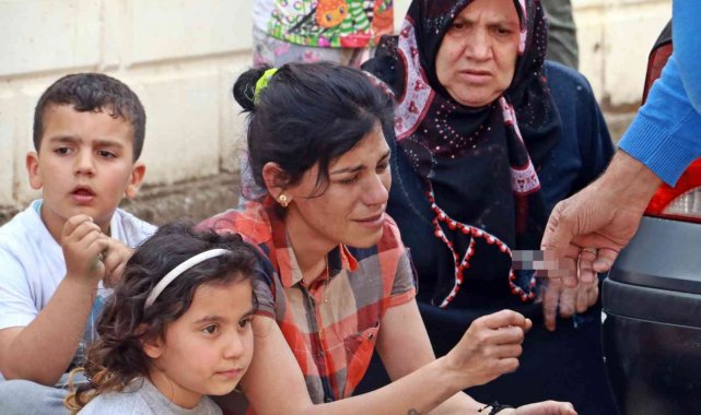 Yangında 2 çocuğu dumandan etkilenen anne gözyaşlarını tutamadı