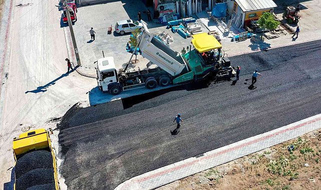 Yeni Meram Sanayi'deki asfaltlamada ikinci etap başladı