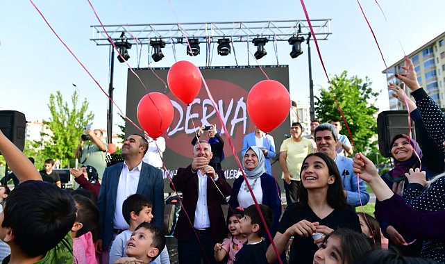 Yeşilyurt'daki sanat şenliği renkli ve coşku dolu anlara sahne oldu