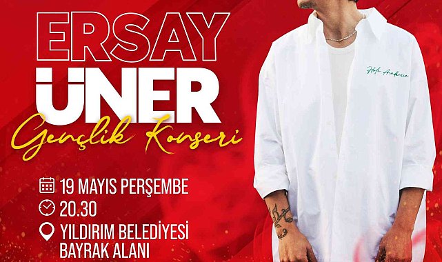 Yıldırım'da 19 Mayıs'a özel gençlik konseri