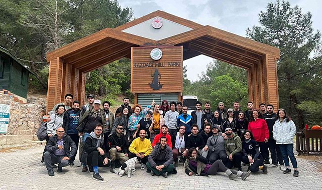 Yıldız Teknik Üniversiteli gençlerden Kazdağlarına bilimsel gezi