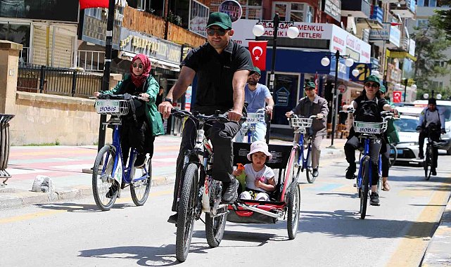 Yozgat'ta pedallar "Bağımlılıktan uzak nesiller için" çevrildi