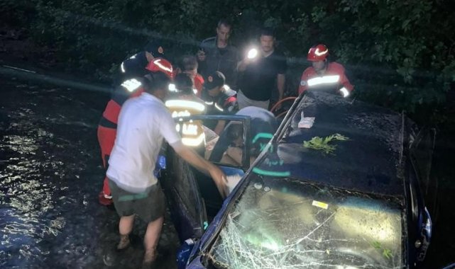 Yuvarlakçay'a uçan araçtaki şahıs kurtarıldı