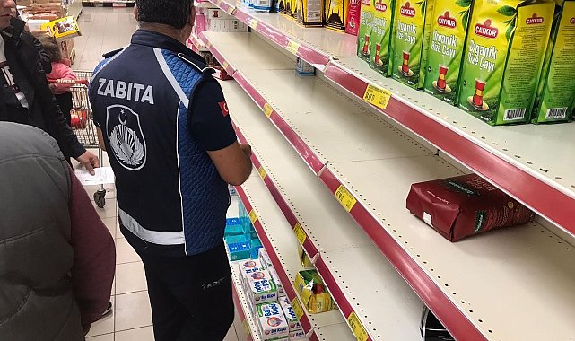 Zammı fırsat bilip çayları satıştan çeken süper markete ceza kesildi
