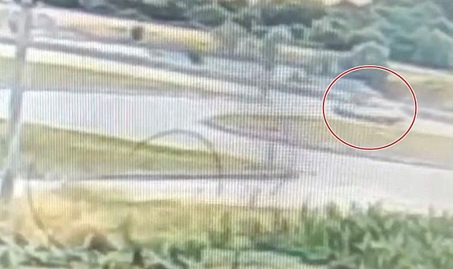 1 kişinin öldüğü kaza anı kamerada