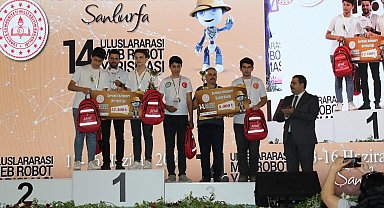 14. Uluslararası MEB Robot Yarışması'nda ödül töreni yapıldı