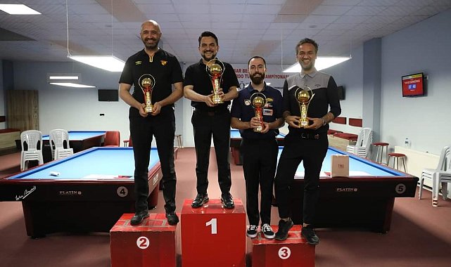 3 bant Türkiye Şampiyonasında üçüncü oldu