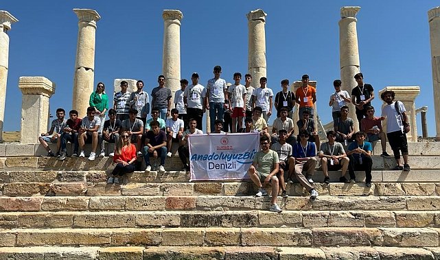 &#039;Biz Anadoluyuz&#039; projesiyle gençler Denizli&#039;yi tanıdı