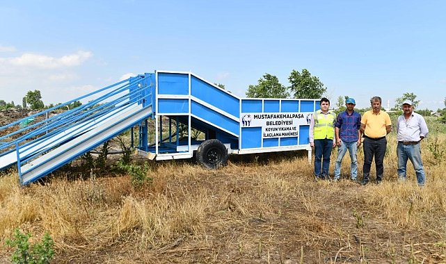 'Mobil Koyun Banyosu'nda kurban mesaisi başladı