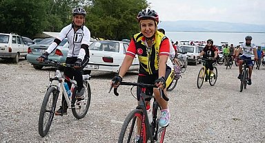 400 sporcu 2 günde bisikletle 300 kilometre yaptı
