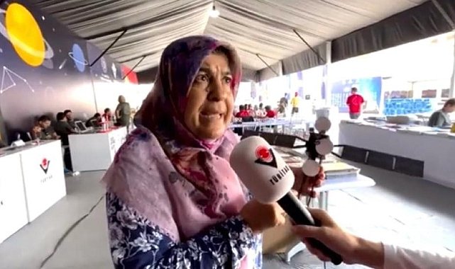 55 yaşındaki Kadriye nineden uzay dersi