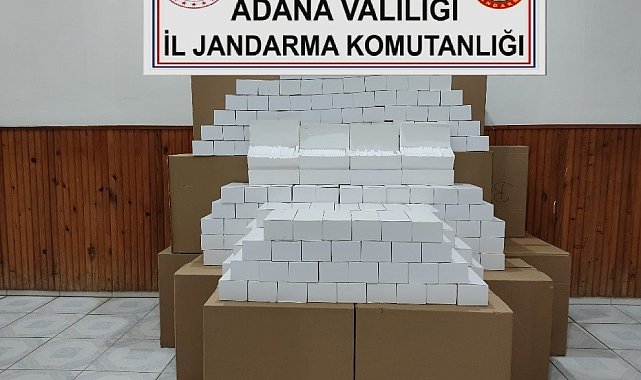 Adana&#039;da 260 bin makaron ele geçirildi