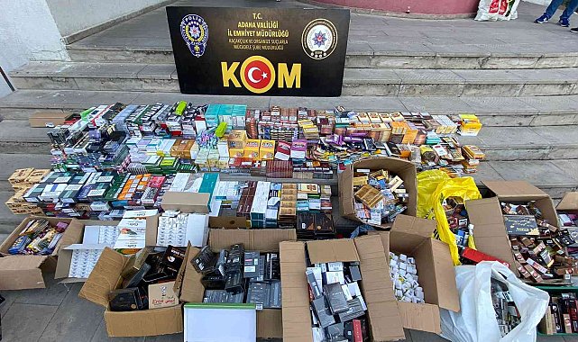 Adana'da kaçakçılık operasyonu