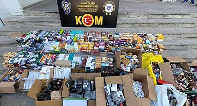 Adana'da kaçakçılık operasyonu