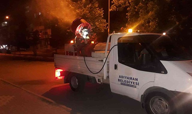 Adıyaman'da haşereyle mücadele çalışması