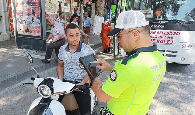 Adıyaman&#039;da motosiklet denetimi