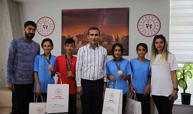 Adıyamanlı sporcular U14 Atletizm Türkiye Şampiyonasından madalya ile döndü