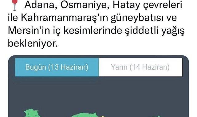 AFAD'dan sel uyarısı