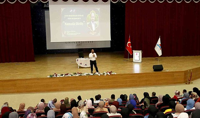 AİÇÜ'de "Namazla Diriliş" semineri düzenlendi