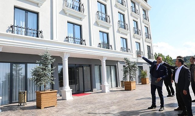 Akçakoca&#039;ya yapılan otel incelendi