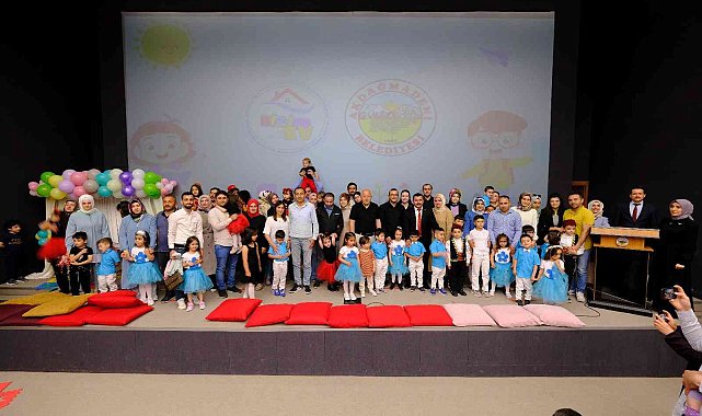 Akdağmadeni'nde kreş öğrencileri mezuniyet heyecanı yaşadı