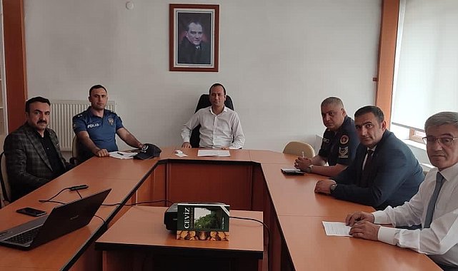 Akdağmadeni'nde Orman Yangınları ile Mücadele Komisyon Toplantısı yapıldı