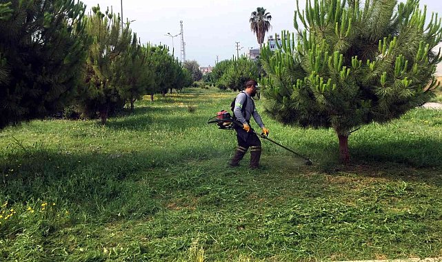 Akdeniz'de park ve yeşil alanlar yenileniyor