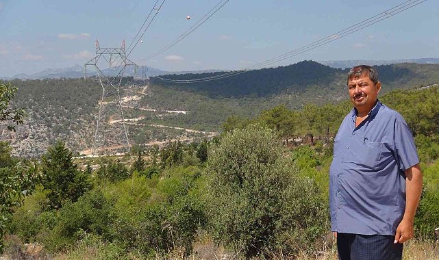 Akkuyu'nun iletim hatları dikilmeye başlandı