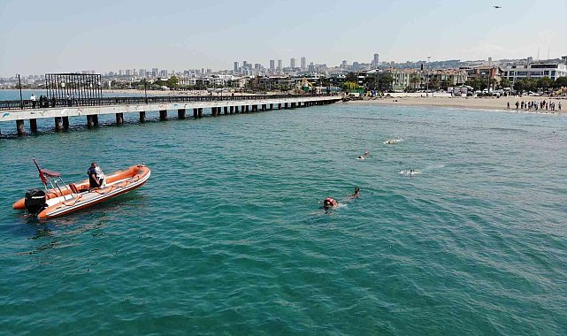 Aksiyon filmi gibi cankurtaran tatbikatı