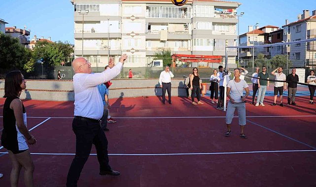 Ali Fuat Özge spor kompleksi açıldı